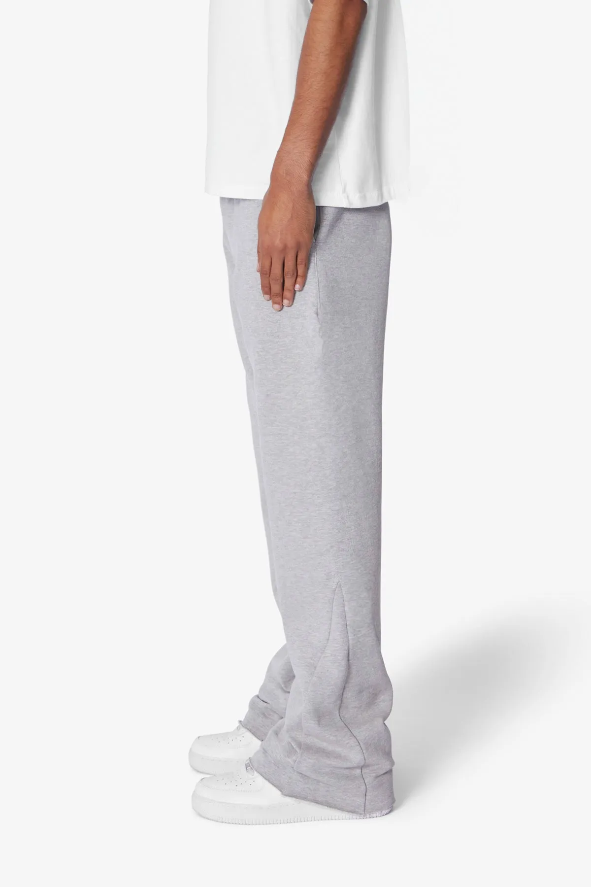 Heavy Every Day Bootcut Sweatpants - Marled Grey sold by MNML product image thumbnail 4
