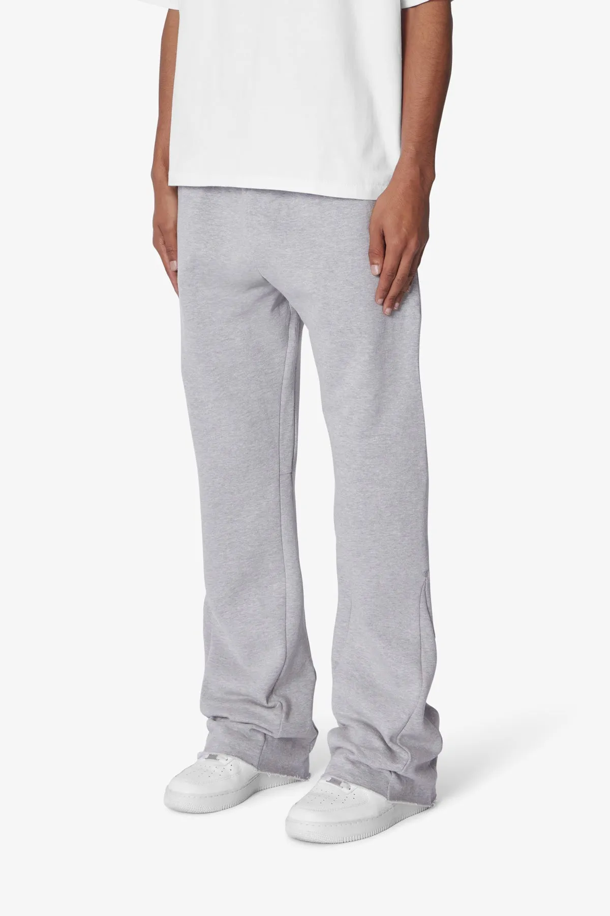 Heavy Every Day Bootcut Sweatpants - Marled Grey sold by MNML product image thumbnail 3
