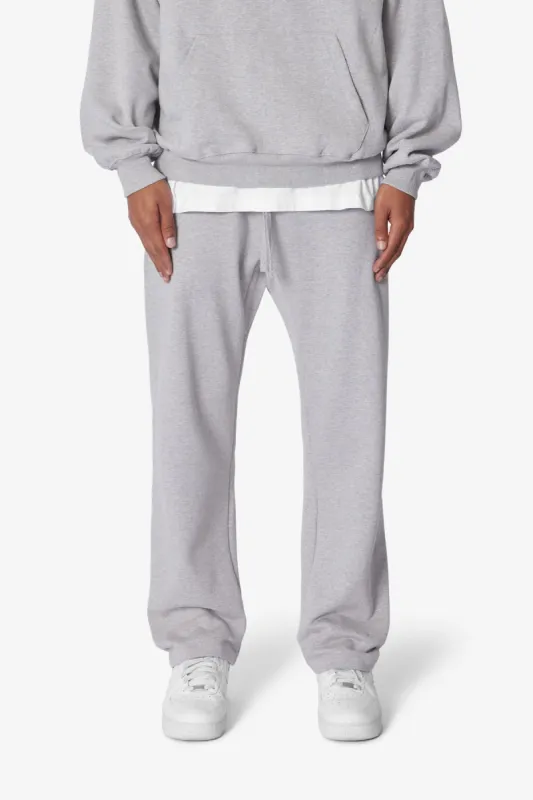 Heavy Relaxed Every Day Sweatpants - Marled Grey sold by MNML