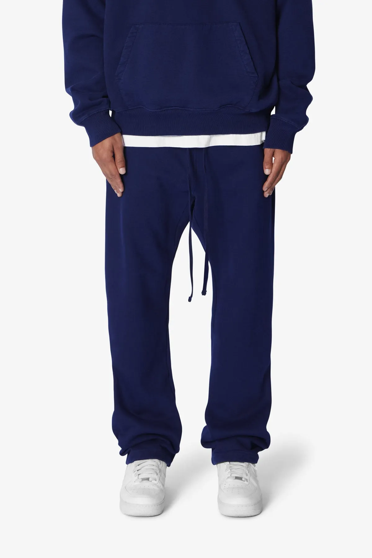 Heavy Relaxed Every Day Sweatpants - Navy sold by MNML product image thumbnail 2