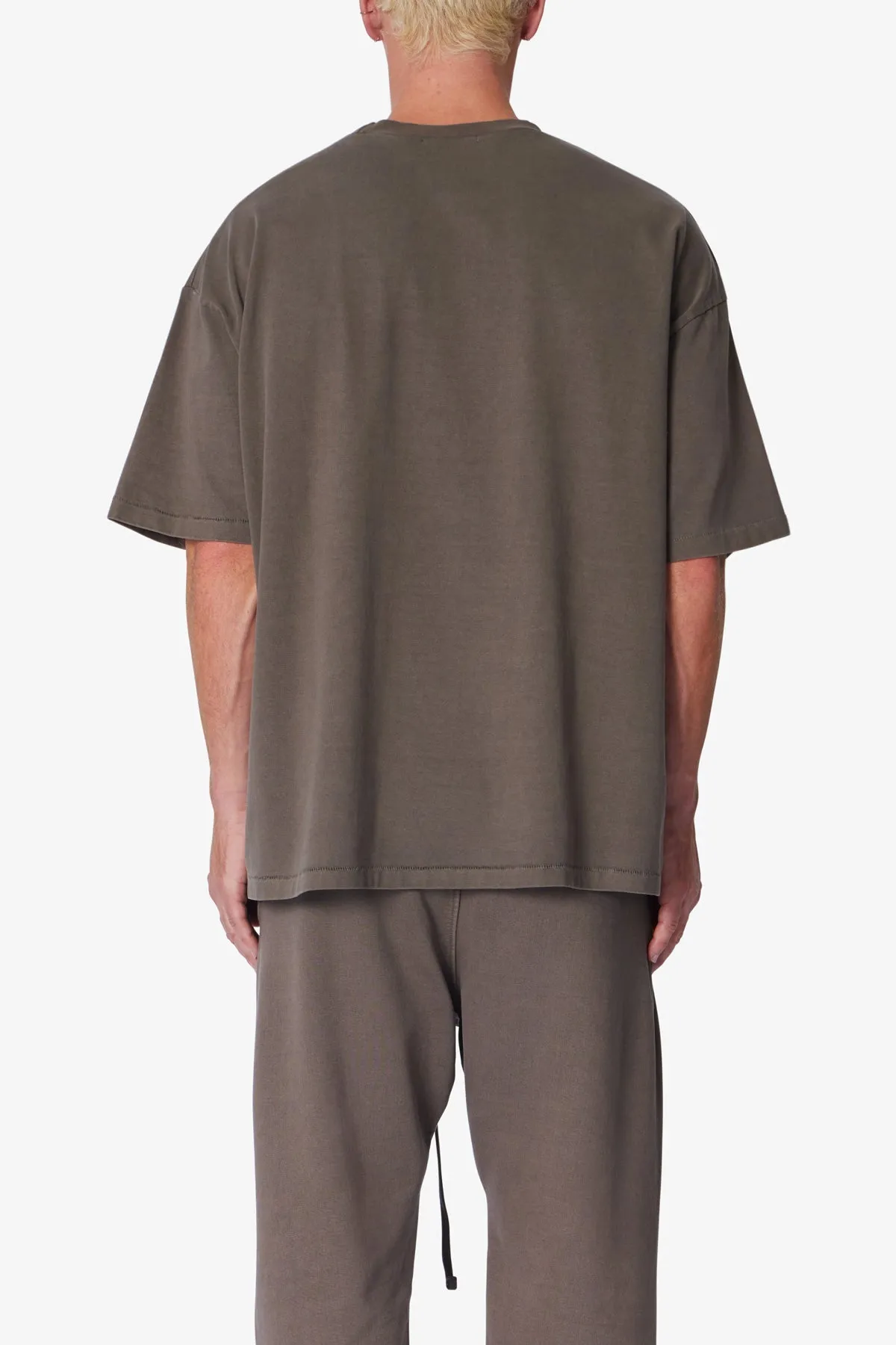 Heavy Every Day Boxy Tee - Muddy Grey sold by MNML product image thumbnail 5