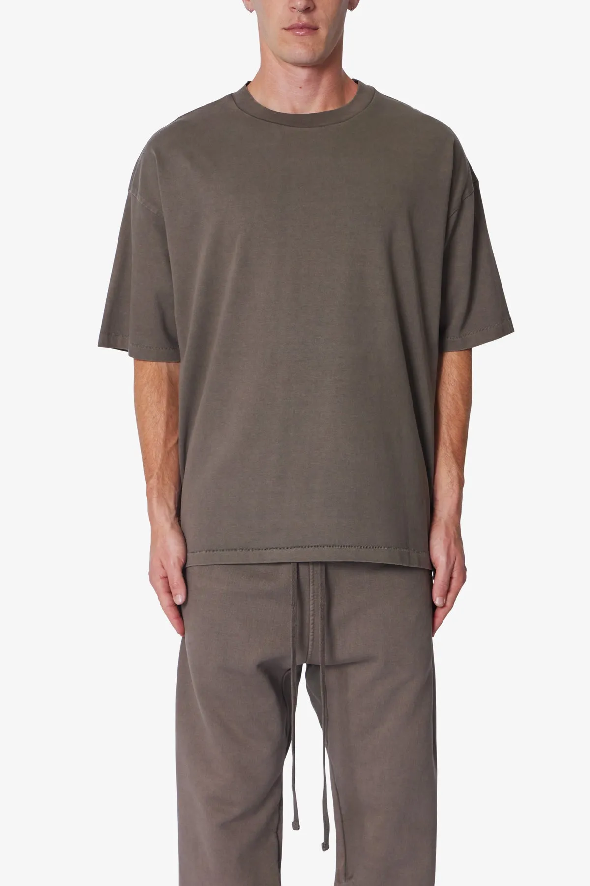 Heavy Every Day Boxy Tee - Muddy Grey sold by MNML product image thumbnail 2