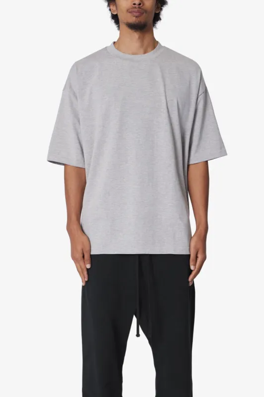Heavy Every Day Boxy Tee - Marled Grey sold by MNML