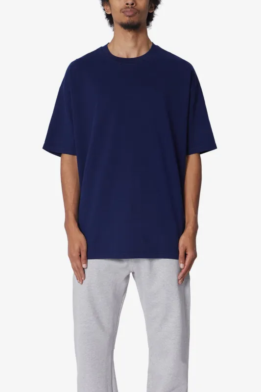 Heavy Every Day Tee - Navy sold by MNML