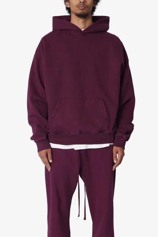 Heavy Every Day Hoodie - Burgundy sold by MNML