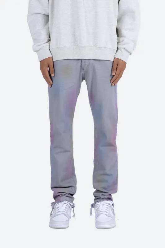 D444 Color Straight Denim - Purple sold by MNML