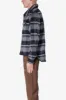 Brushed Flannel Jacket - Black/Grey sold by MNML