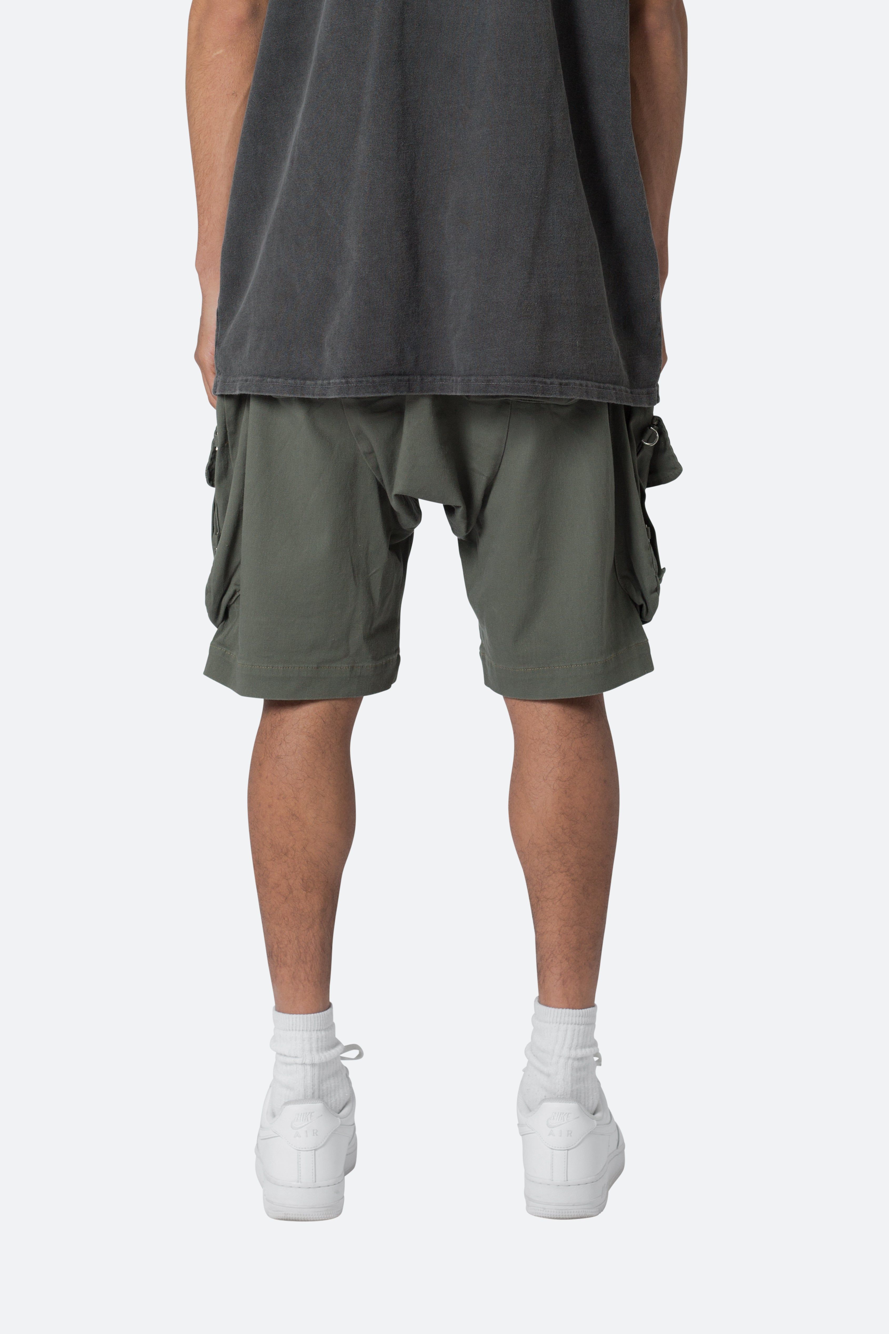 Utility Cargo Pocket Shorts - Green sold by MNML product image thumbnail 4