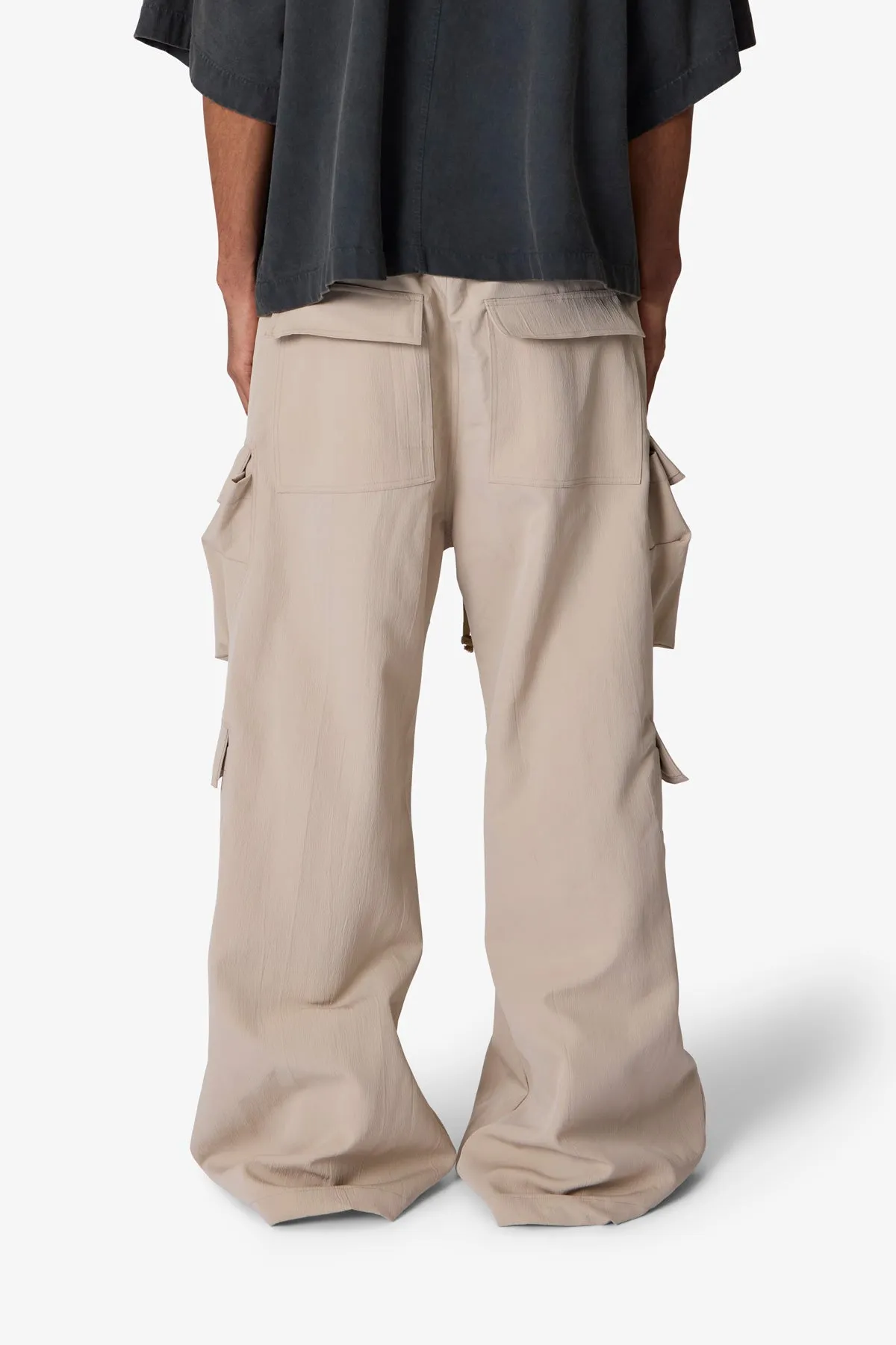 Rave Double Cargo Pants - Tan sold by MNML product image thumbnail 5
