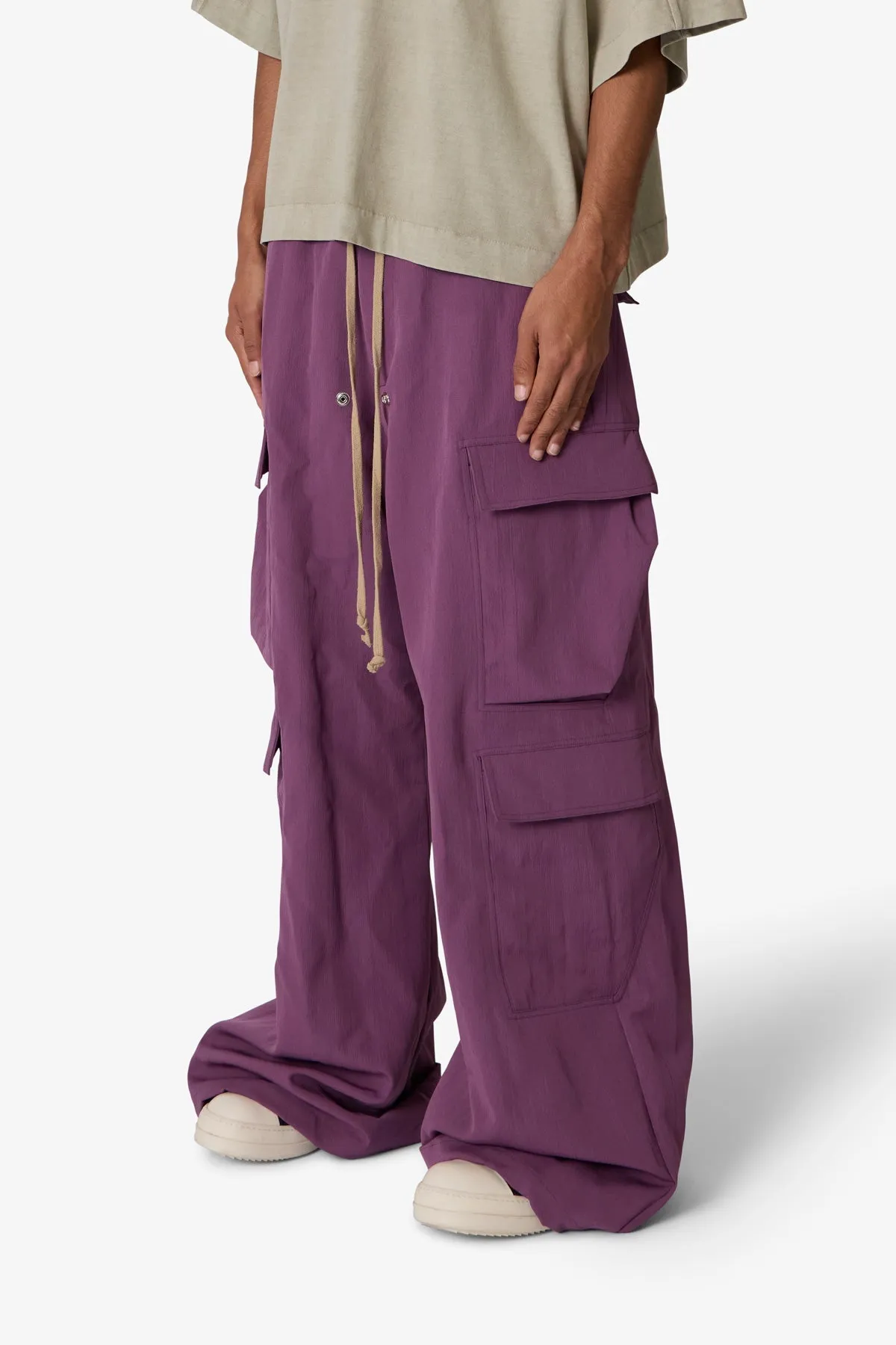 Rave Double Cargo Pants - Mauve sold by MNML product image thumbnail 3