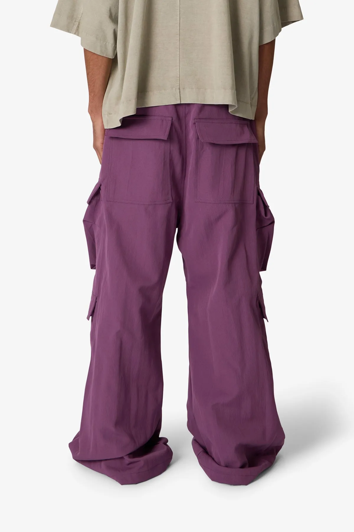 Rave Double Cargo Pants - Mauve sold by MNML product image thumbnail 5