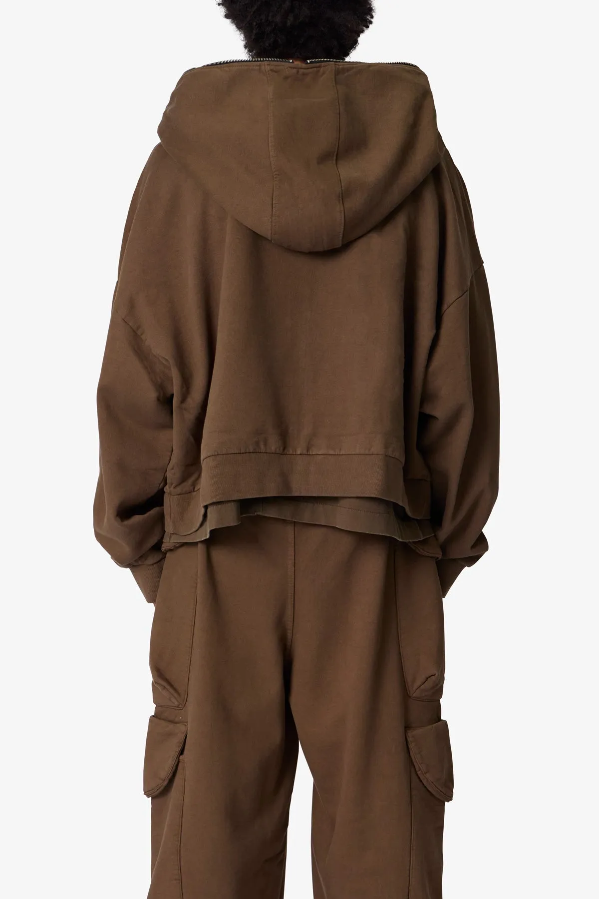 Full Zip Hoodie - Olive sold by MNML product image thumbnail 5