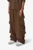 Side Cargo Pocket Sweatpants - Olive sold by MNML