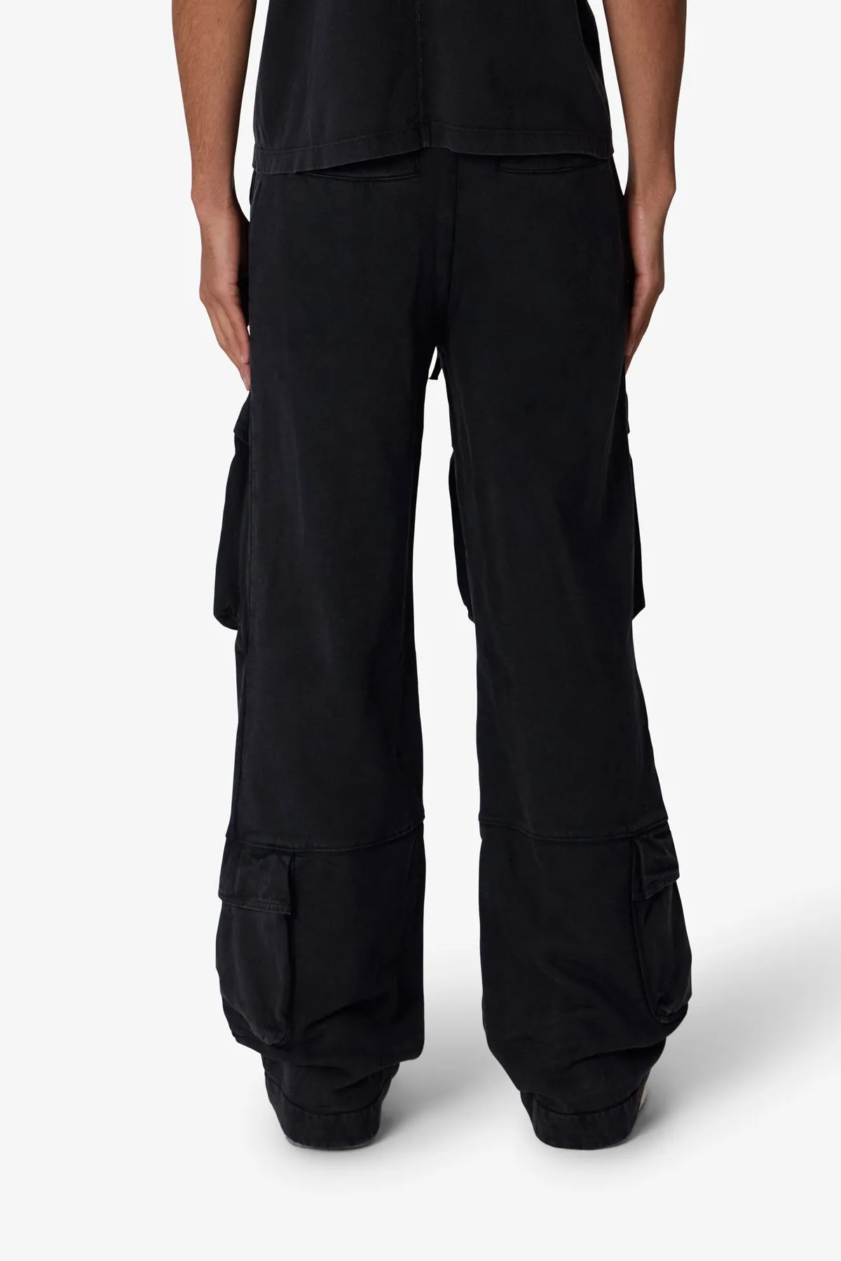 Front Cargo Sweatpants - Washed Black sold by MNML product image thumbnail 5