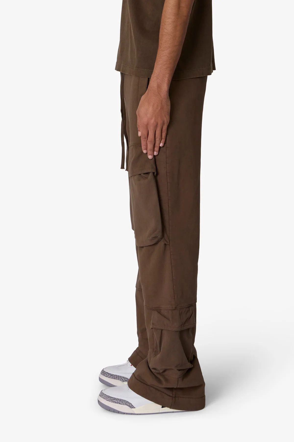 Front Cargo Sweatpants - Olive sold by MNML product image thumbnail 4