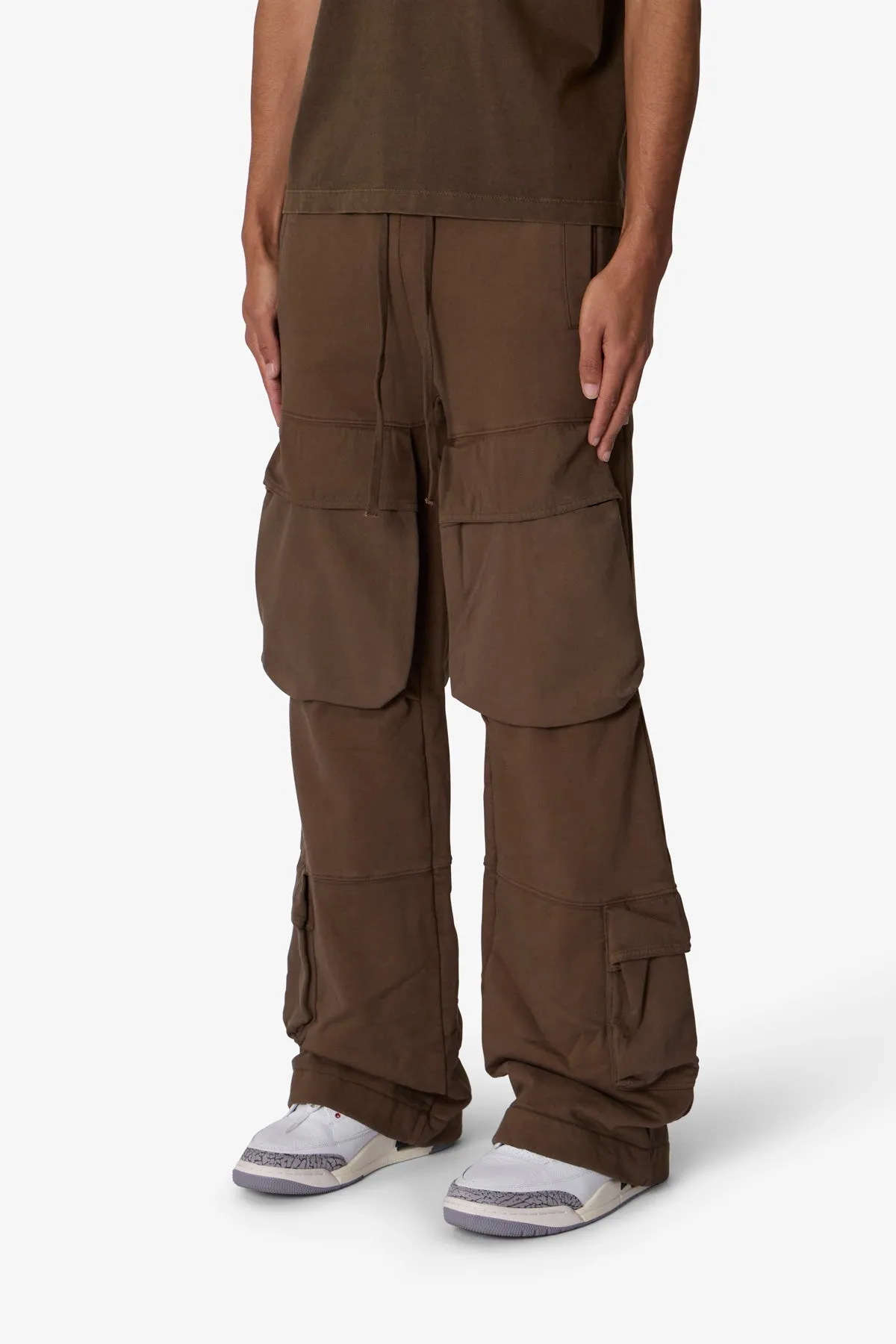 Front Cargo Sweatpants - Olive sold by MNML product image thumbnail 3