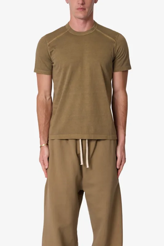 Tight Cropped Tee - Washed Earth sold by MNML