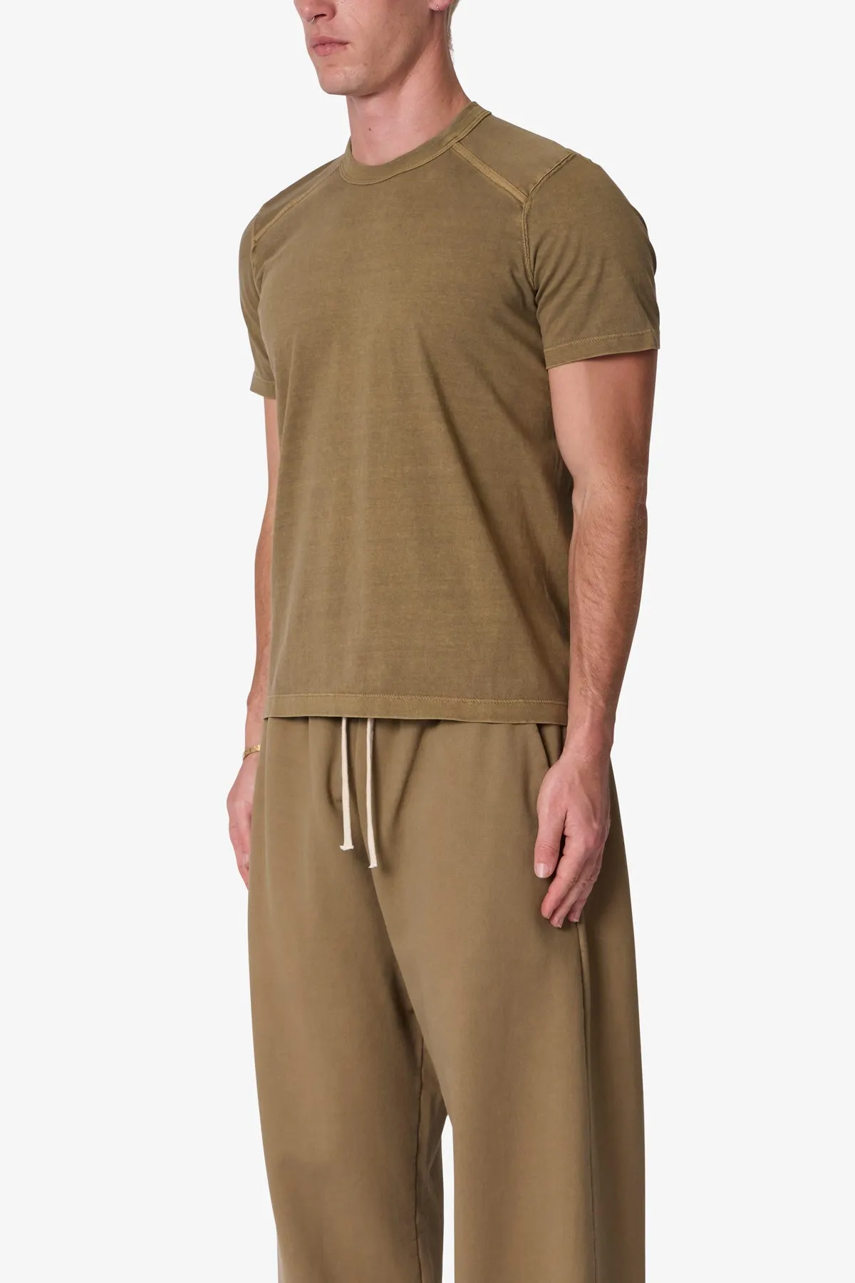 Tight Cropped Tee - Washed Earth sold by MNML product image thumbnail 3