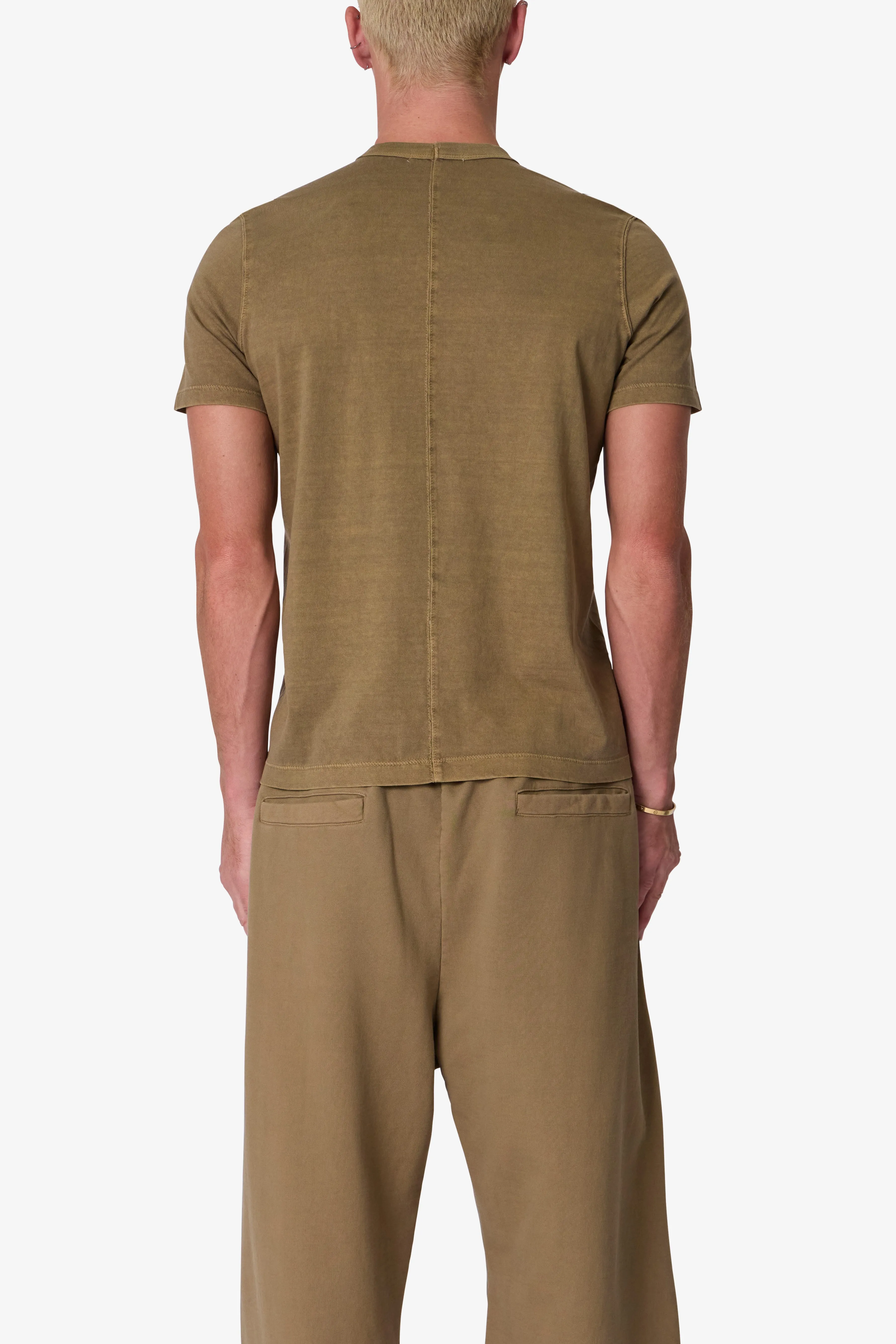 Tight Cropped Tee - Washed Earth sold by MNML product image thumbnail 5