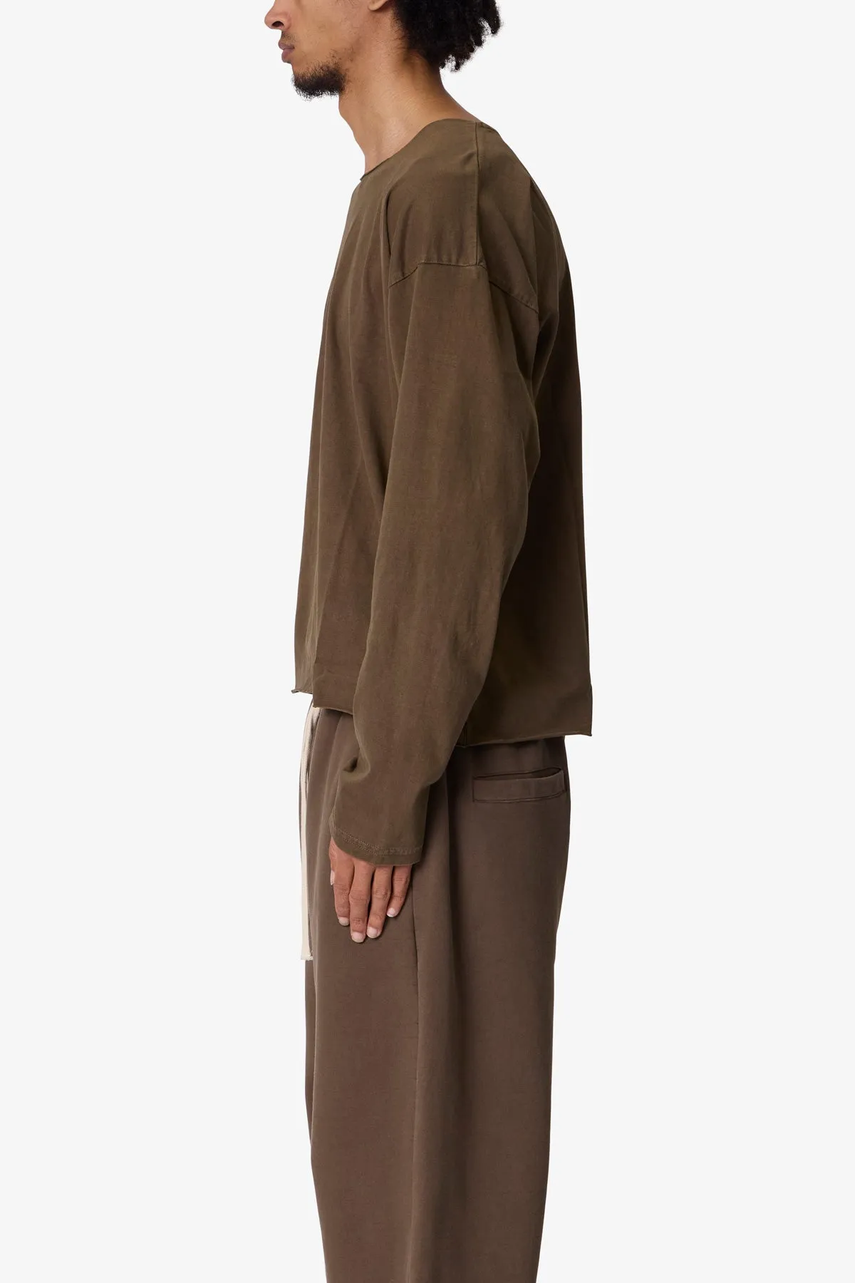 Long Sleeve Tee - Olive sold by MNML product image thumbnail 4