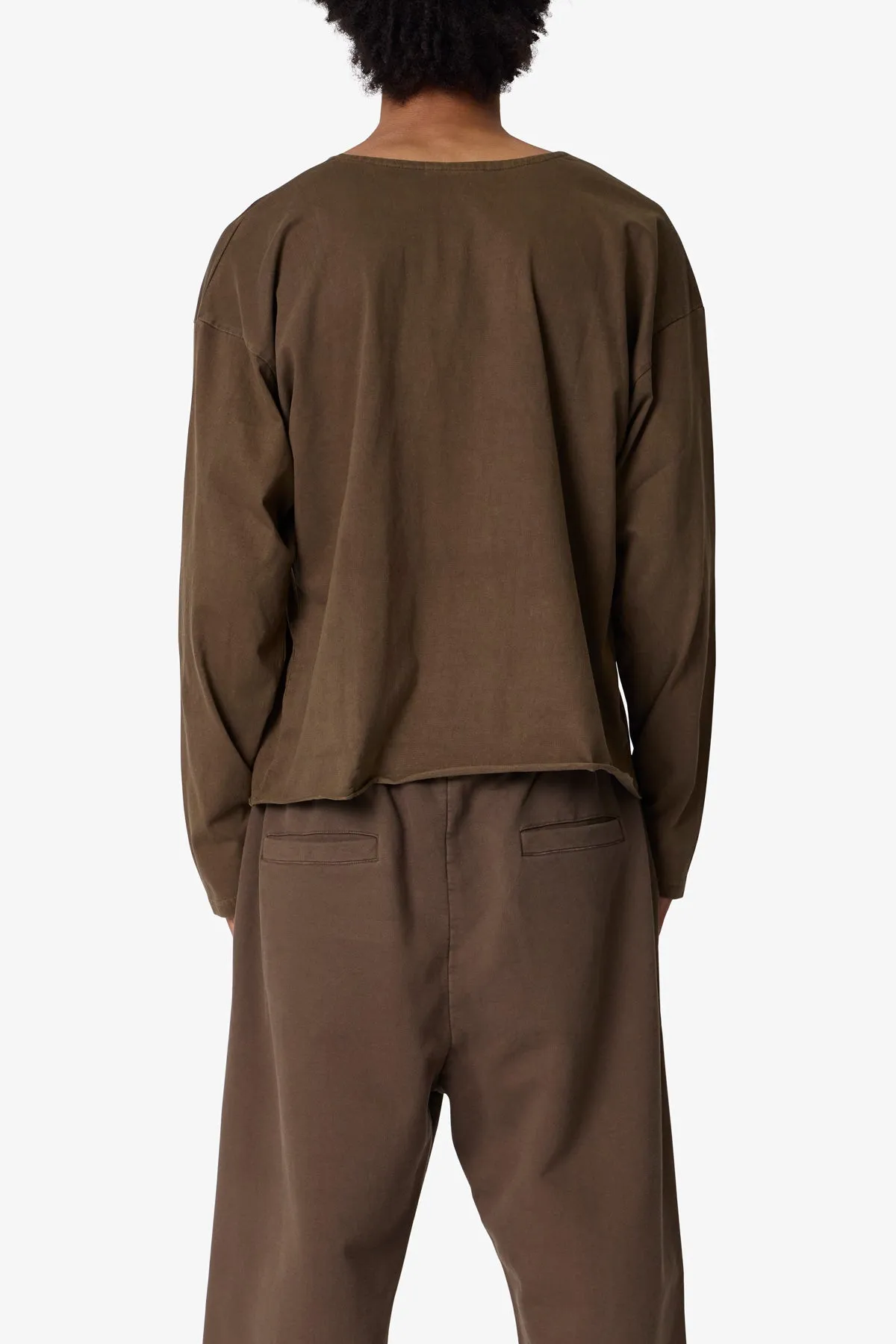 Long Sleeve Tee - Olive sold by MNML product image thumbnail 5