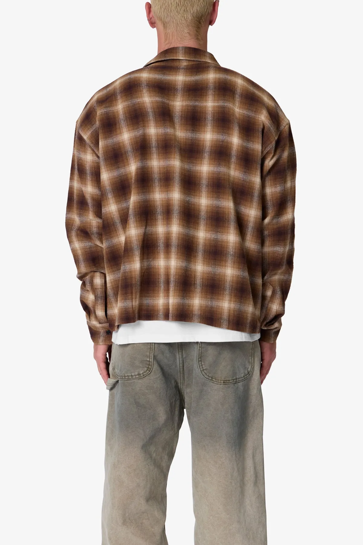 Western Flannel Shirt - Brown sold by MNML product image thumbnail 5