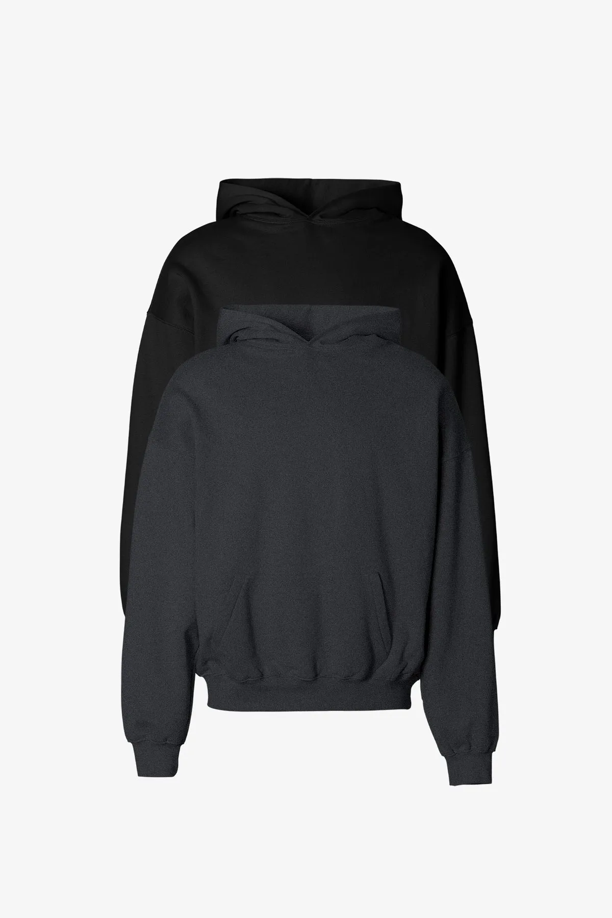 Every Day Hoodie 2 Pack - Black/Washed Black sold by MNML