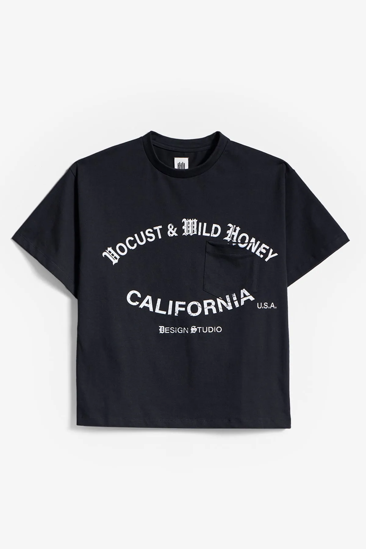 Studio Heavyweight Boxy Tee - Washed Black sold by MNML product image thumbnail 2