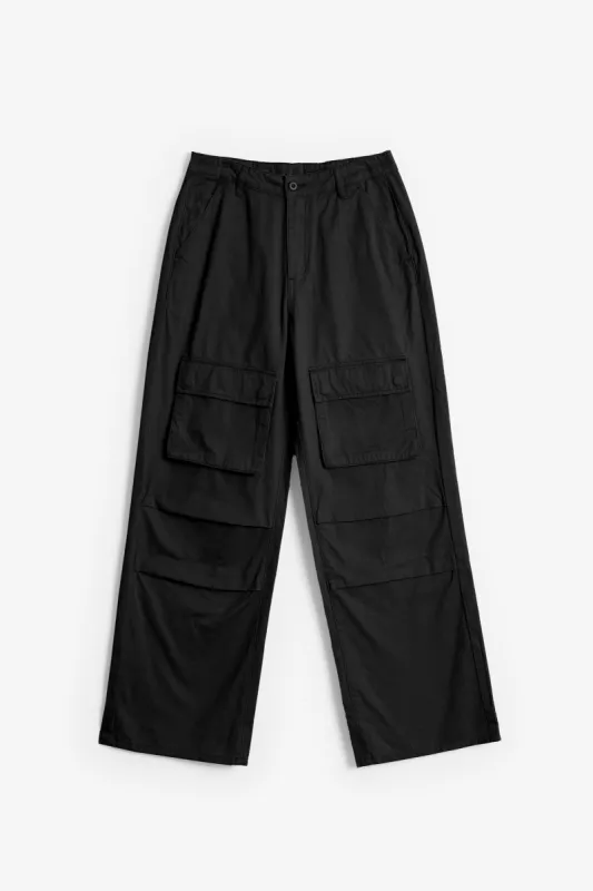 LWH Relaxed Baggy Cargo Pants - Black sold by MNML