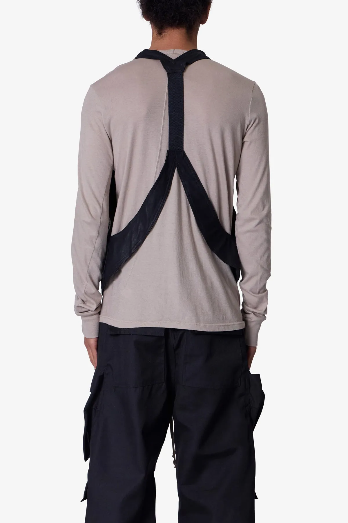 Leather Holster Vest - Black sold by MNML product image thumbnail 5