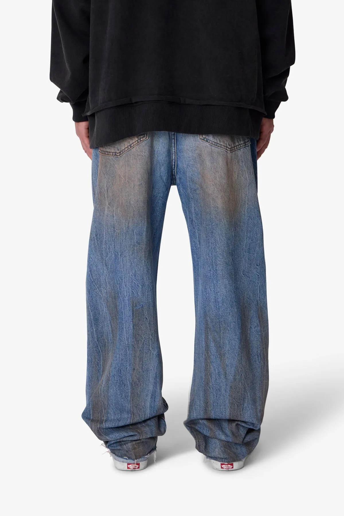 Ultra Baggy Ran Over Denim - Blue sold by MNML product image thumbnail 5