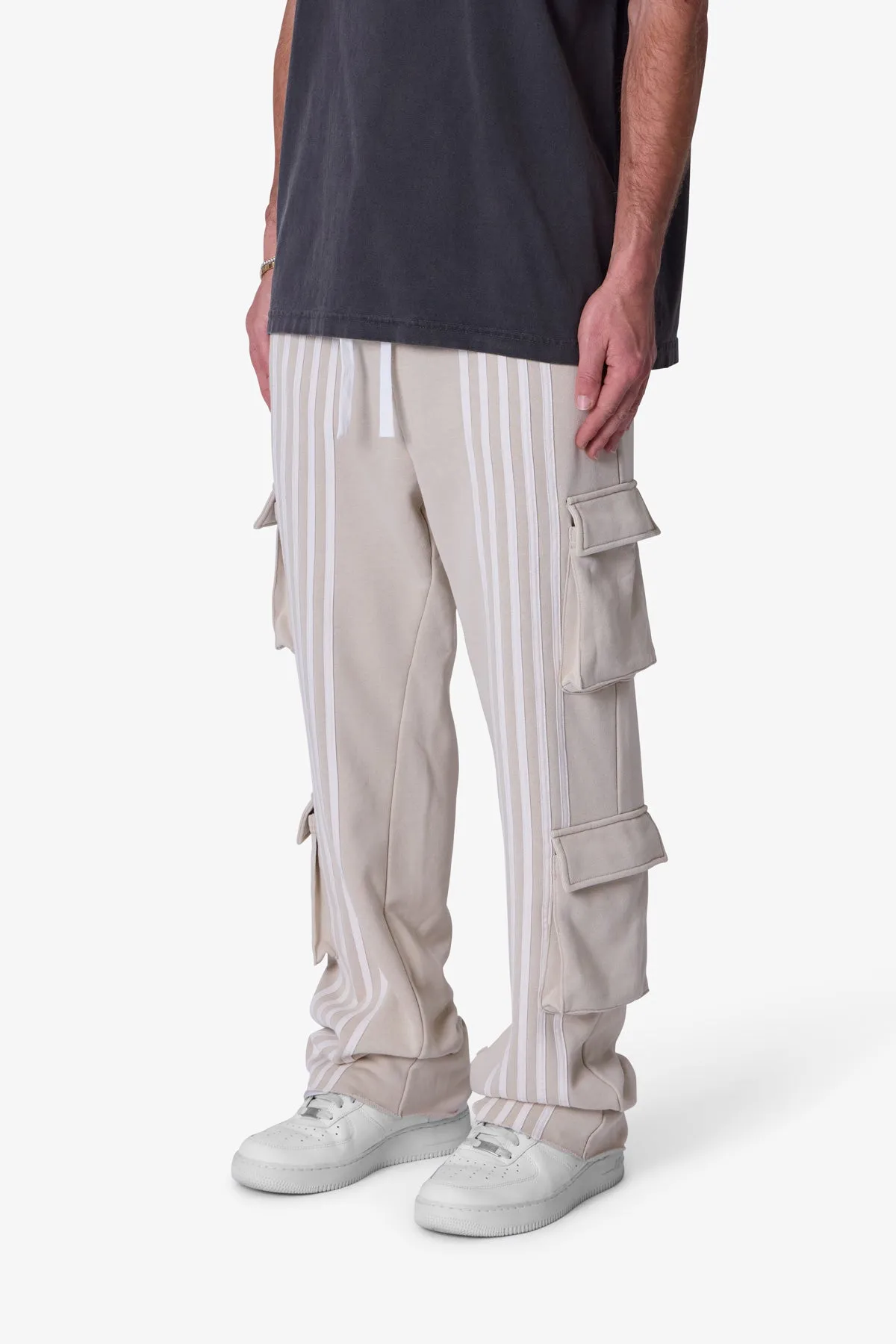 Front Stripe Sweatpants - Washed Earth sold by MNML product image thumbnail 3