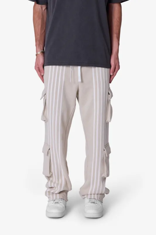 Front Stripe Sweatpants - Washed Earth sold by MNML