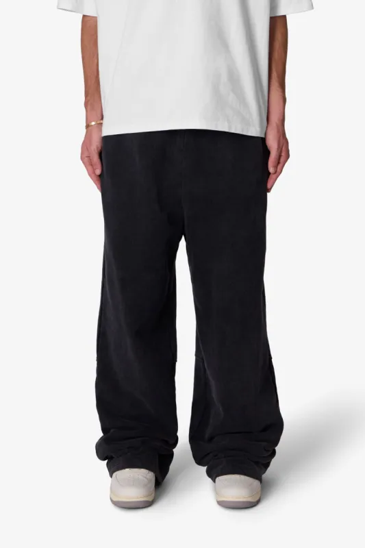 Boxing Oversized Sweatpants - Washed Black sold by MNML