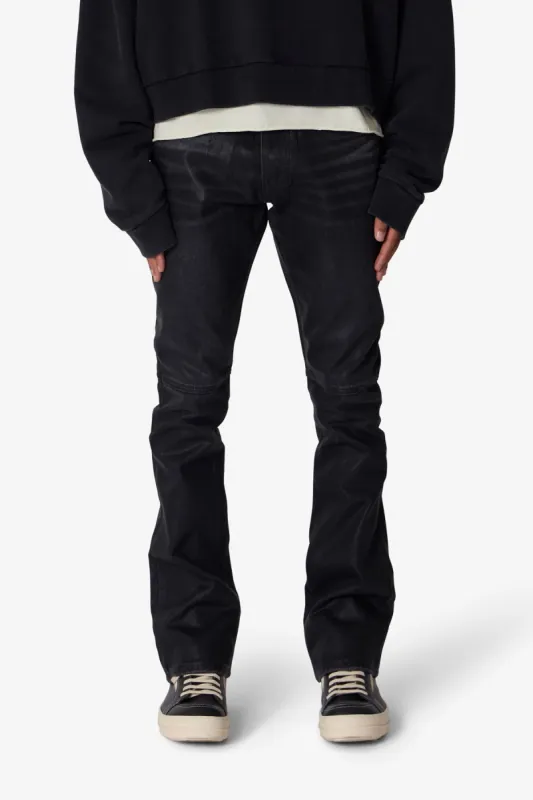 B729 Waxed Denim - Black sold by MNML