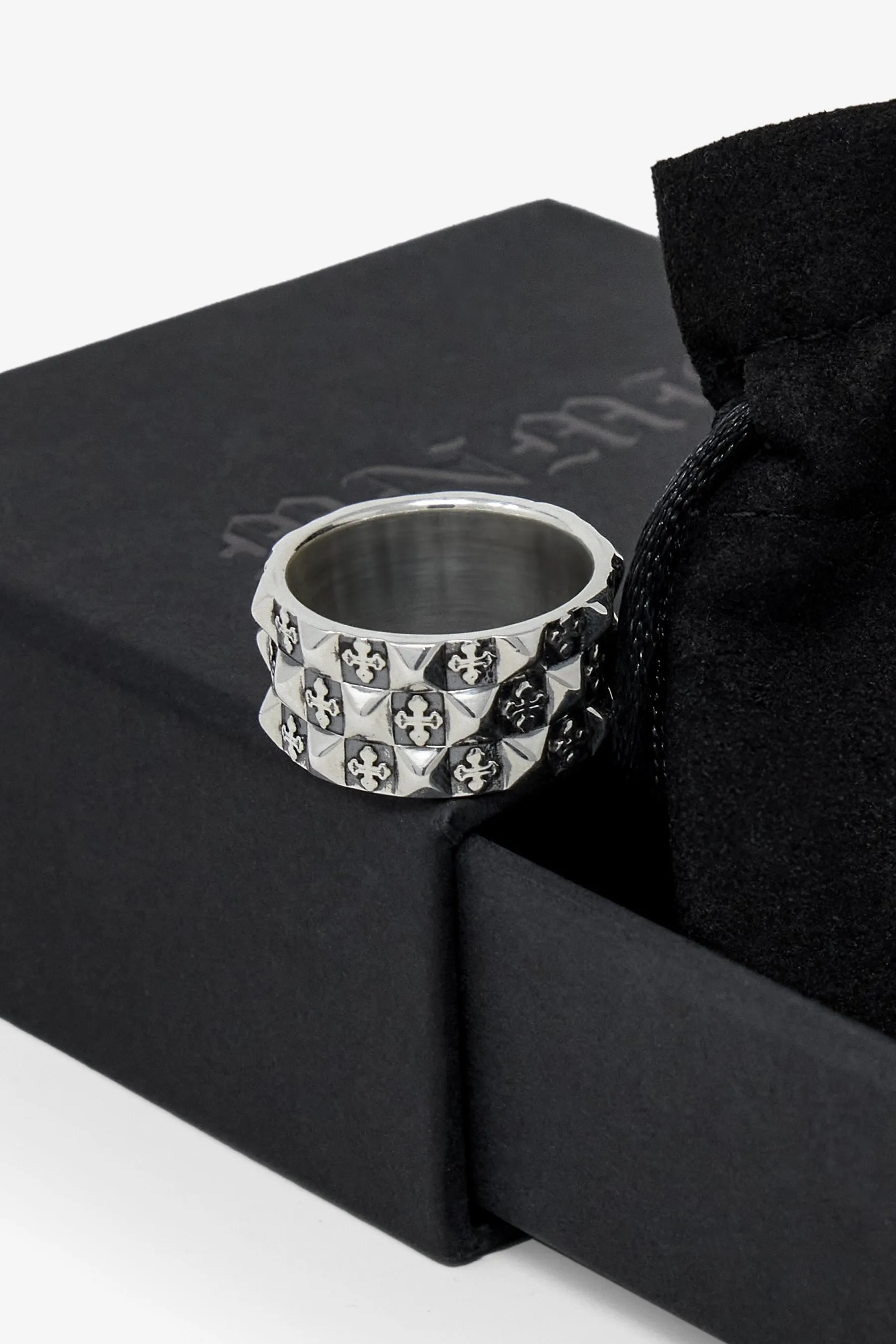 Pyramid Cross Sterling Silver Ring - Silver sold by MNML product image thumbnail 2