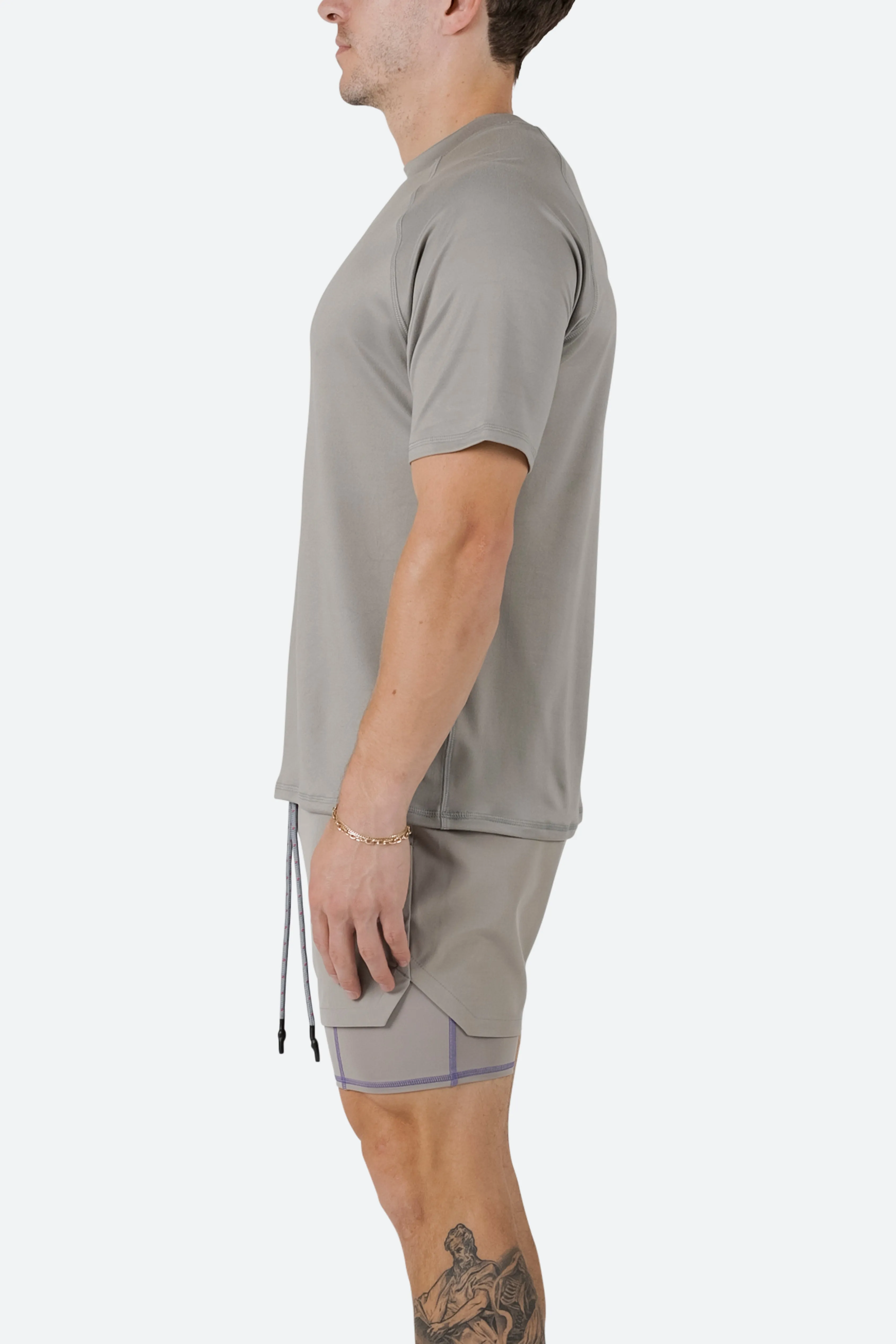Training Tee - Grey sold by MNML product image thumbnail 5