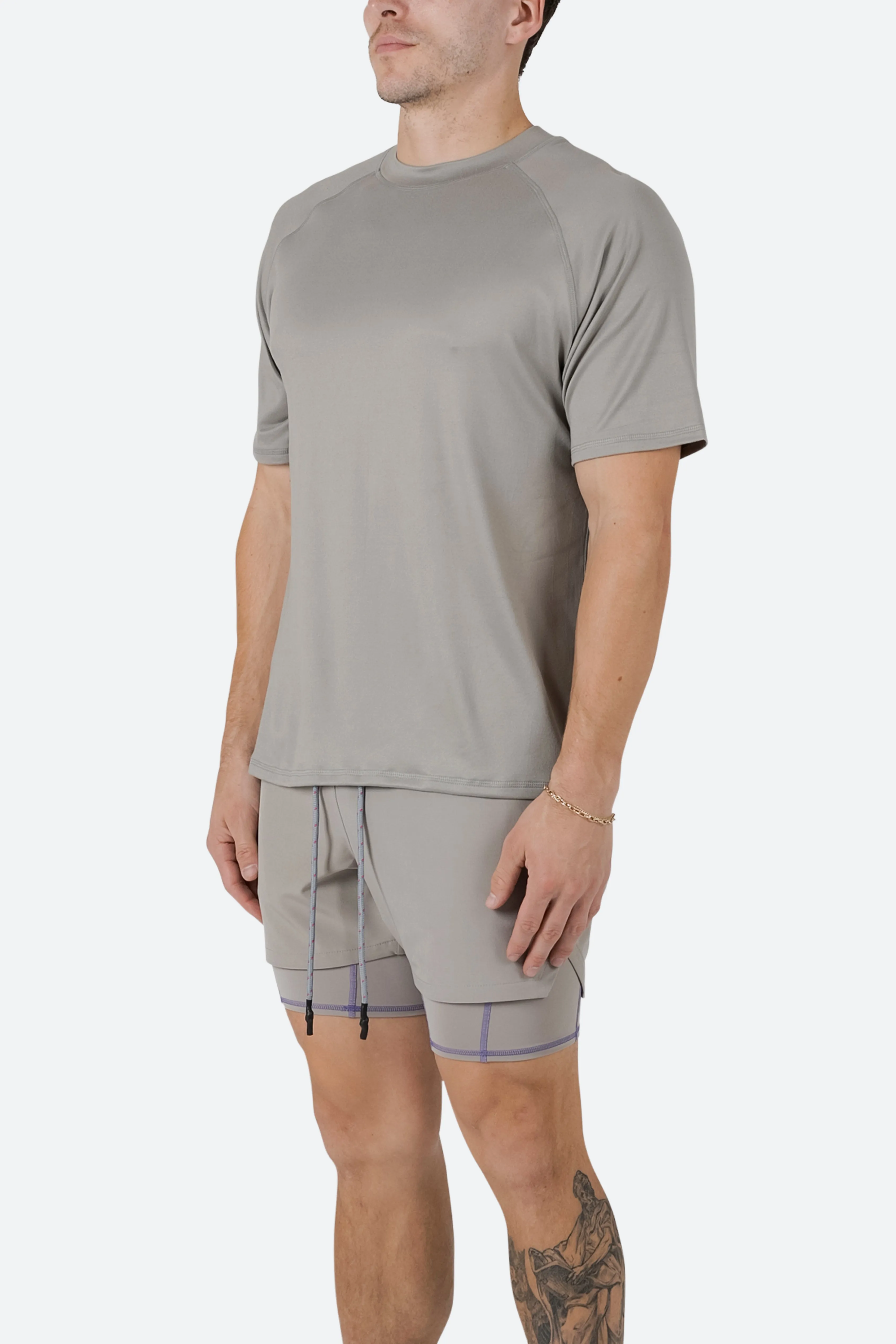 Training Tee - Grey sold by MNML product image thumbnail 4