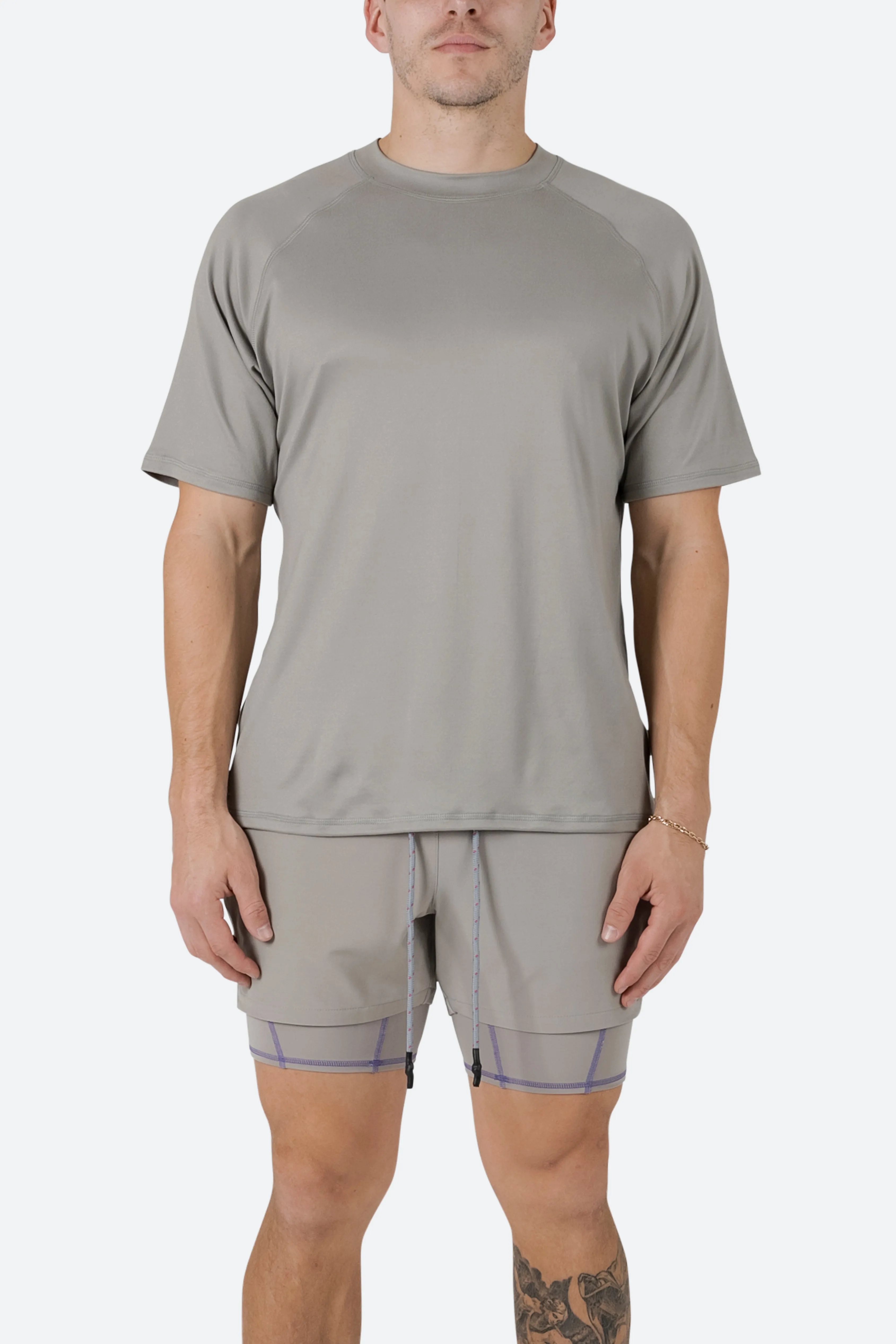Training Tee - Grey sold by MNML product image thumbnail 3
