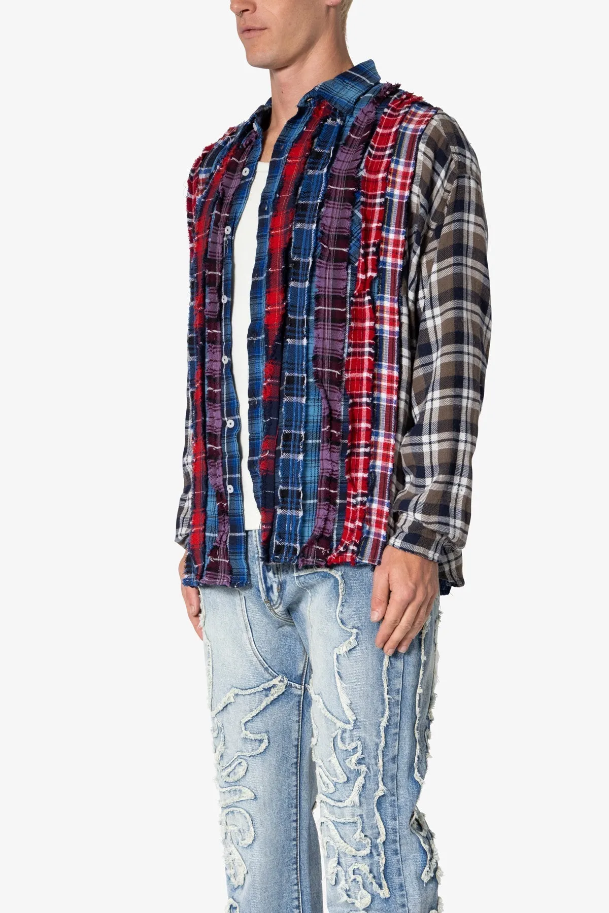 Tuxedo Vintage Flannel Shirt - Multi sold by MNML product image thumbnail 4