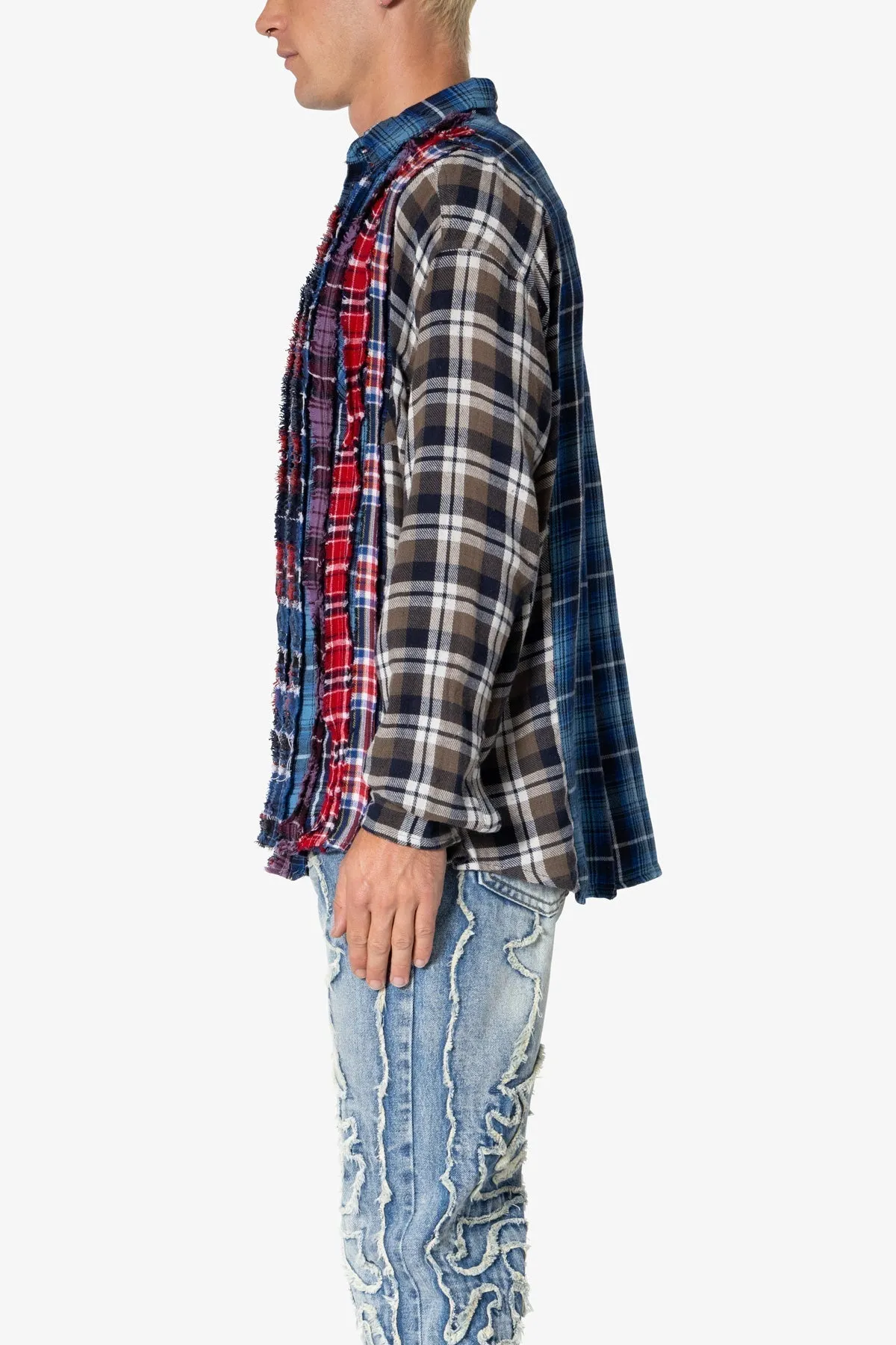 Tuxedo Vintage Flannel Shirt - Multi sold by MNML product image thumbnail 5
