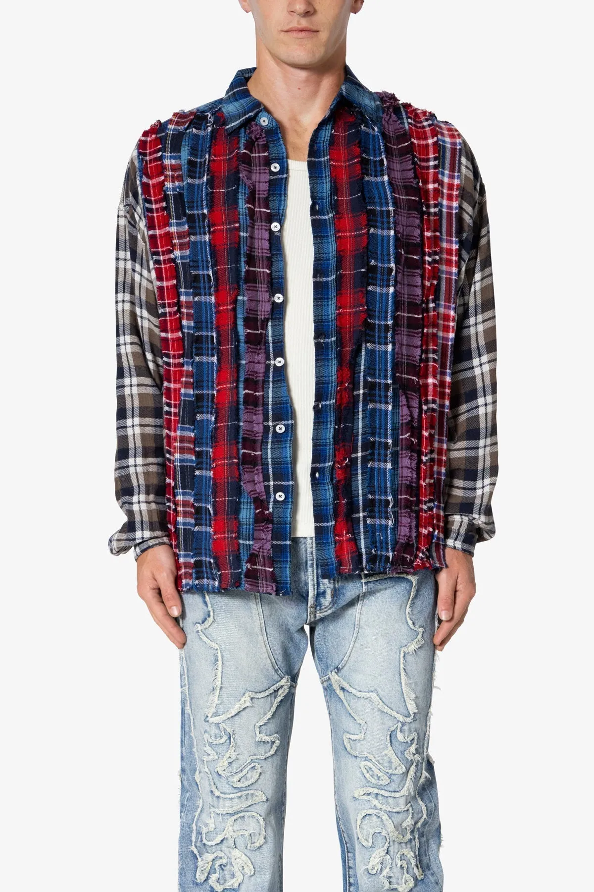Tuxedo Vintage Flannel Shirt - Multi sold by MNML product image thumbnail 2