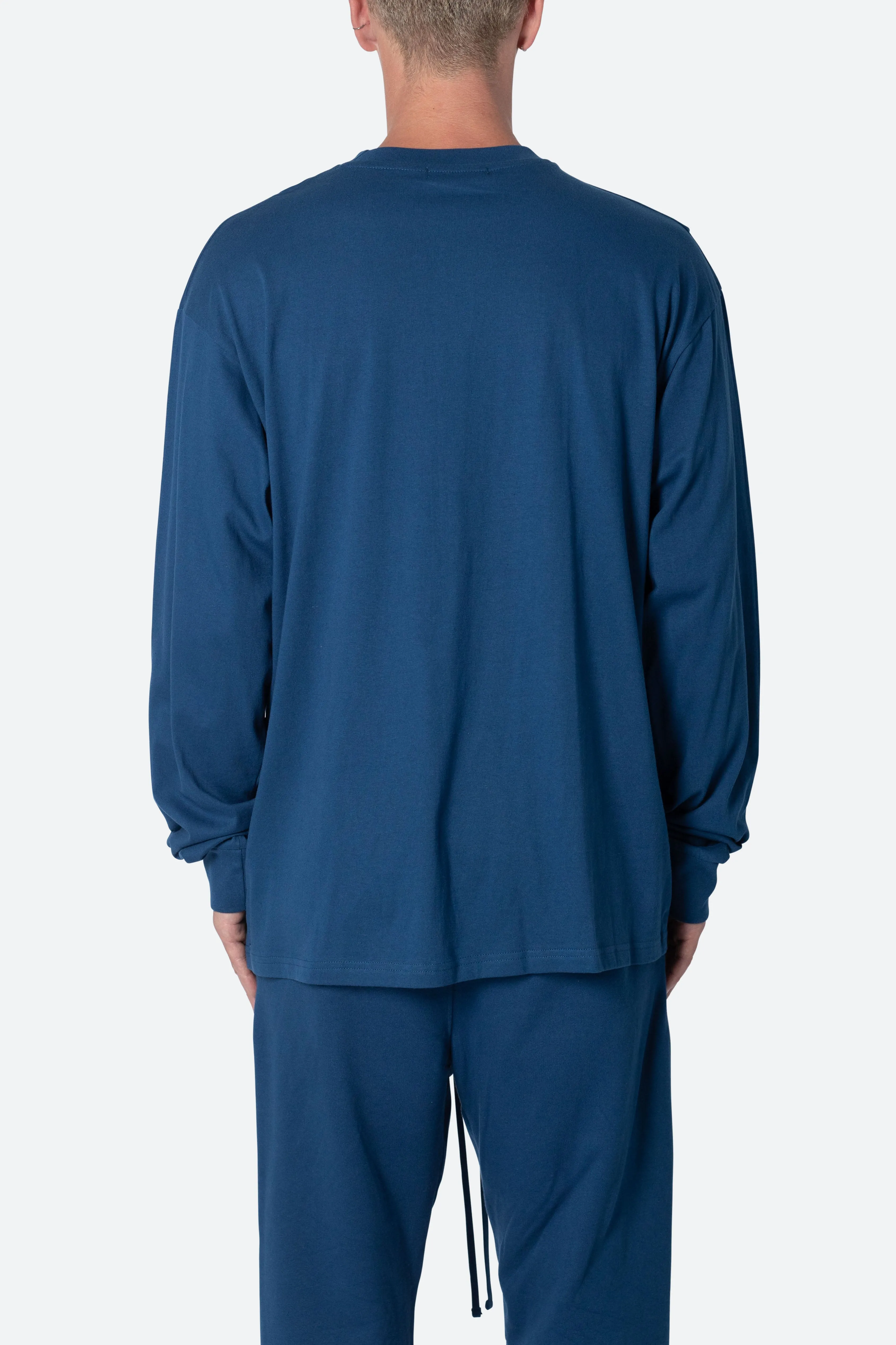 Every Day II L/S Tee - Navy sold by MNML product image thumbnail 5