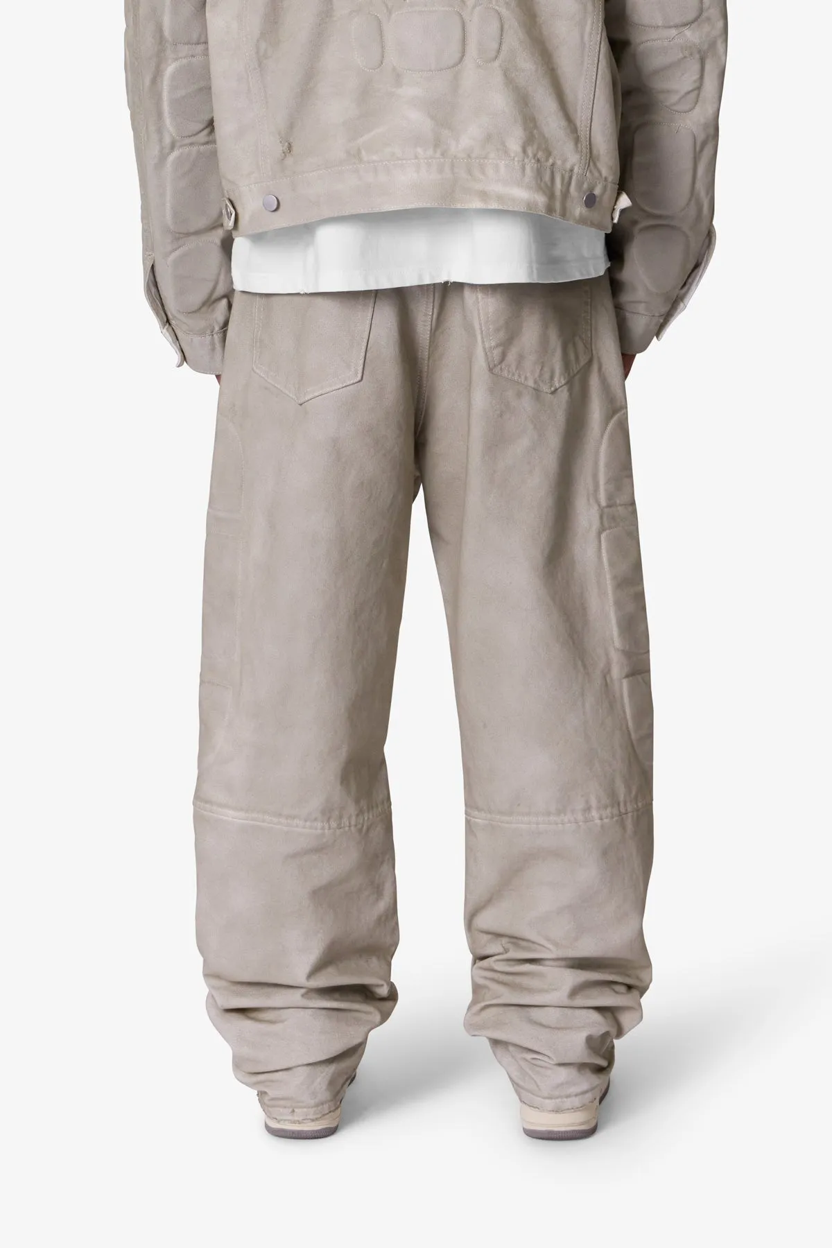 Ultra Baggy Moto Denim - Off White sold by MNML product image thumbnail 5