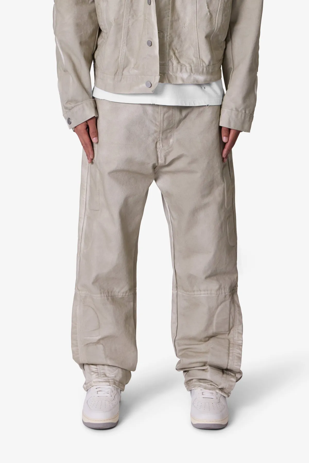 Ultra Baggy Moto Denim - Off White sold by MNML product image thumbnail 2