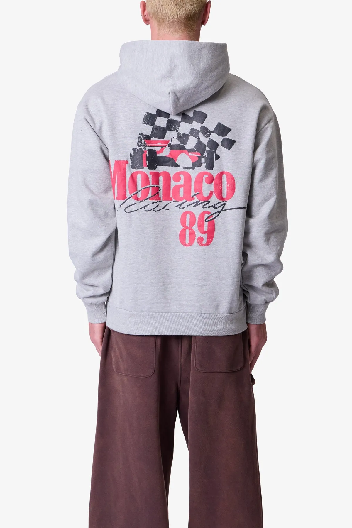 Vintage Monaco Hoodie - Marled Grey sold by MNML product image thumbnail 2