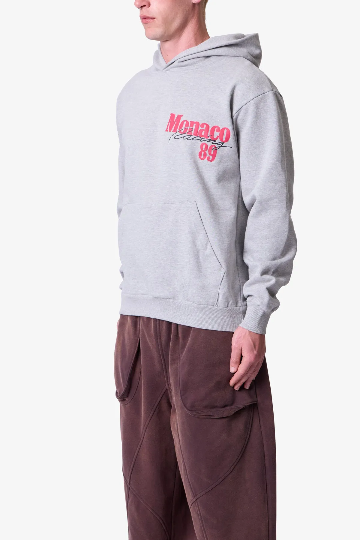 Vintage Monaco Hoodie - Marled Grey sold by MNML product image thumbnail 4