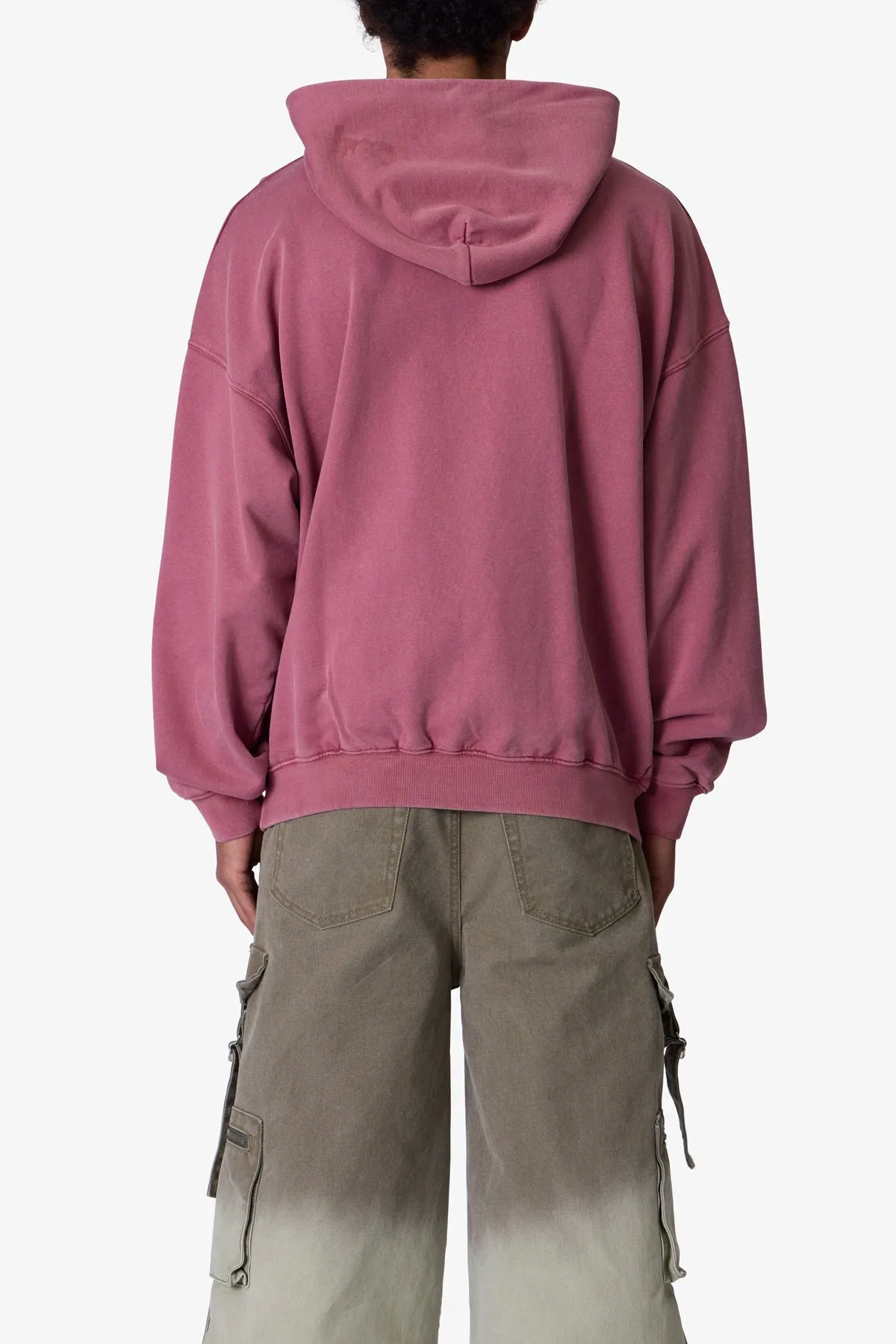 Raw Stitch Hoodie - Purple sold by MNML product image thumbnail 5