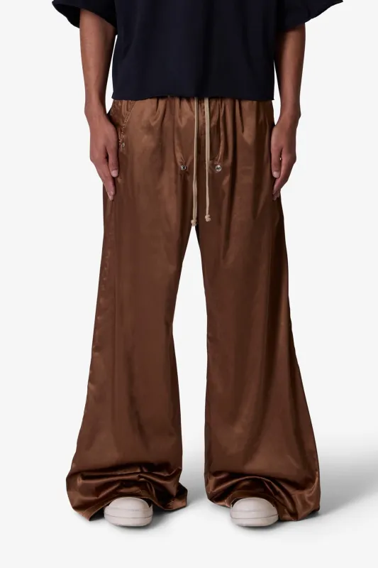 Cupro Rave Pants - Brown sold by MNML
