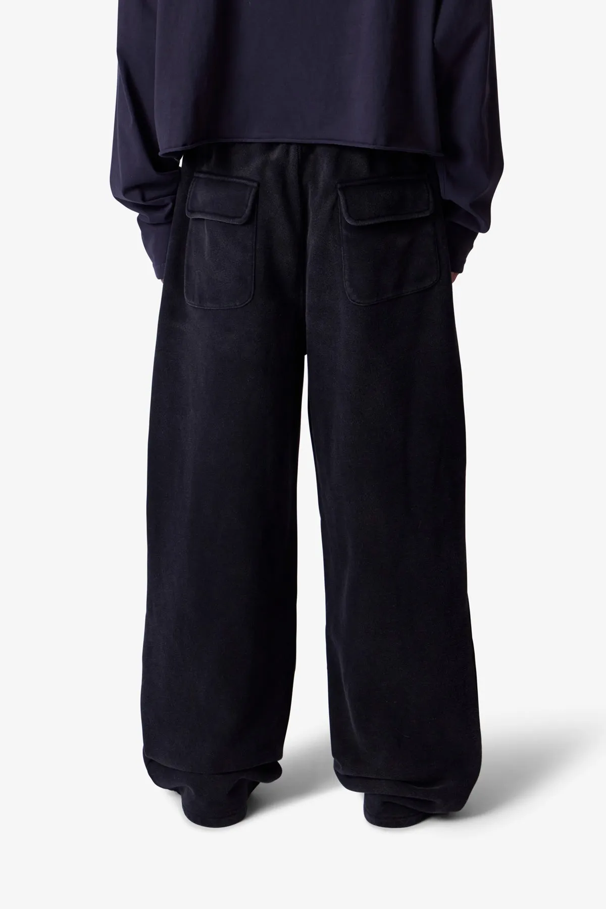 Cross Seamed Sweatpants - Washed Black sold by MNML product image thumbnail 5